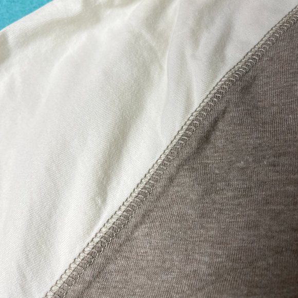 2 Ruff Hewn Short Sleeve Shirts - XXL - Tan TuTone & Grey-White Striped - EUC - Picture 10 of 12